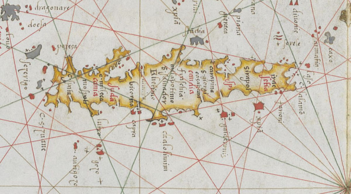 1574 Atlas de la Mer Méditerranée, de la Mer Noire et de l'Océan Atlantique nord-est : Homem, Diogo (1520%3F-1576).jpg